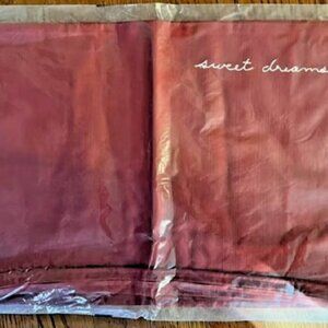 NEW 50x15” Pottery Barn Sweet Dreams Embroidered Christmas Lumbar Pillow Cover